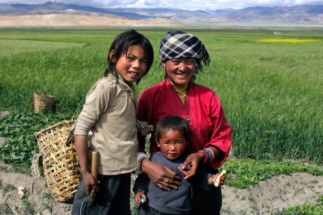 Tibetan family